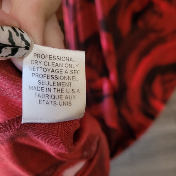 Alice & Olivia 100% Silk Floral y2k 90s Dress - Picture 7 of 7